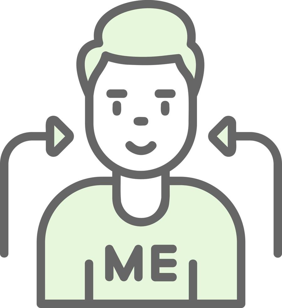 Myself Vector Icon Design