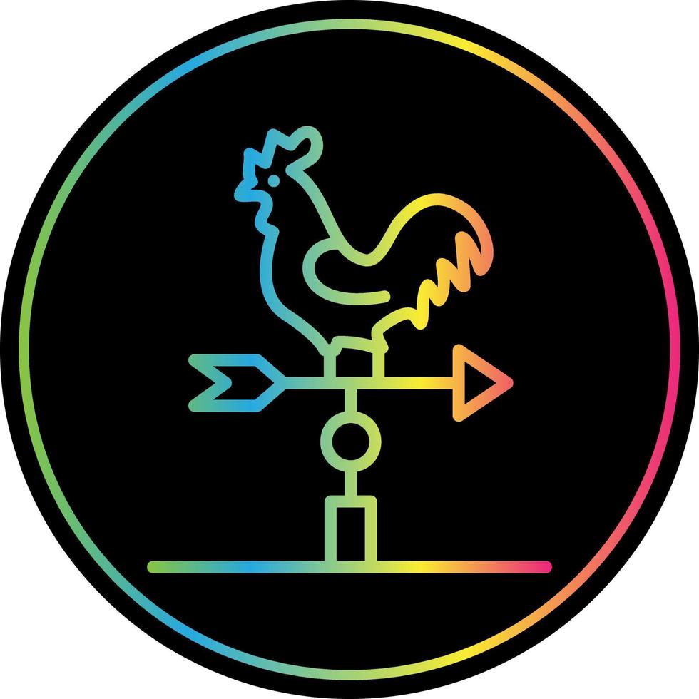 Weather Vane Vector Icon Design