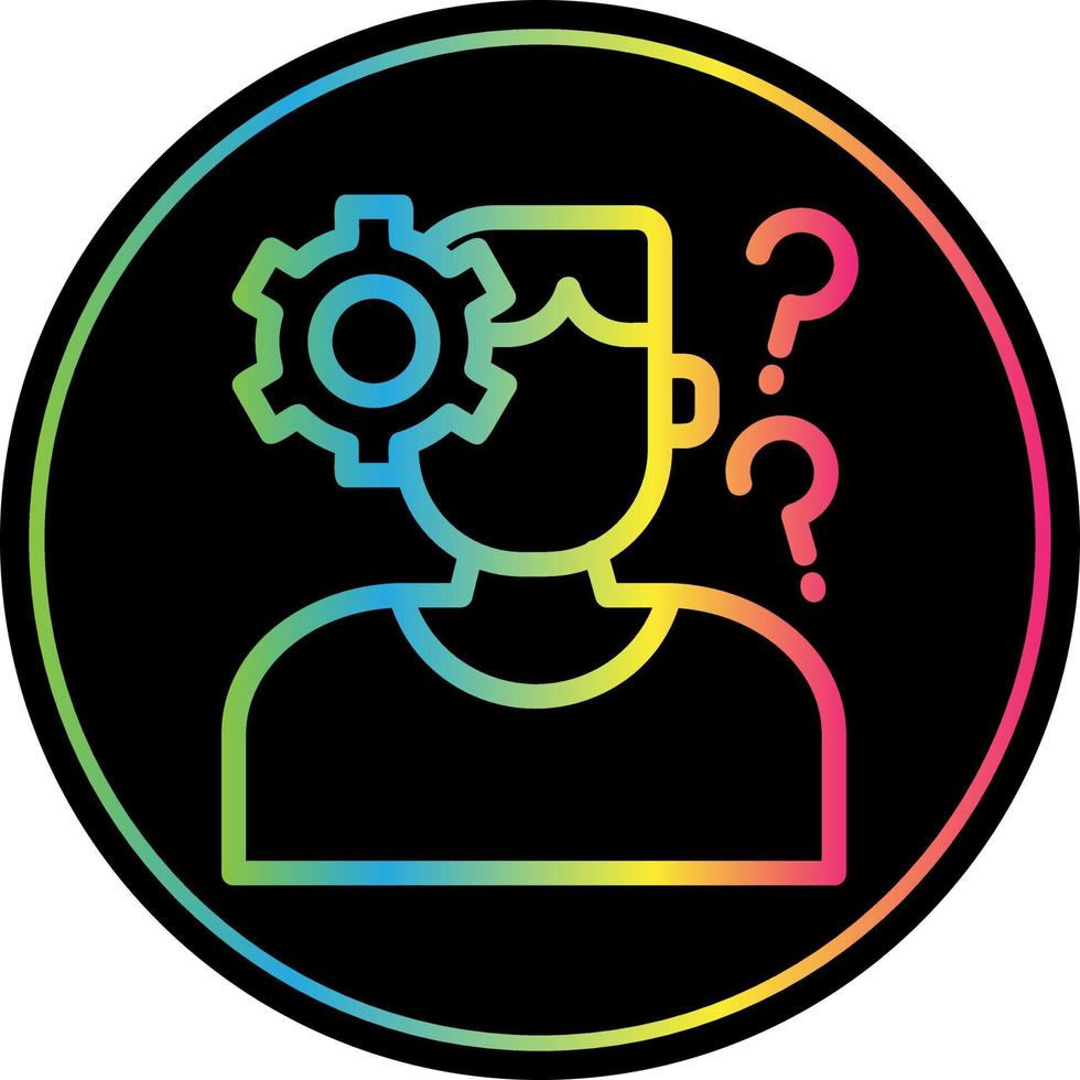 Hallucination Vector Icon Design