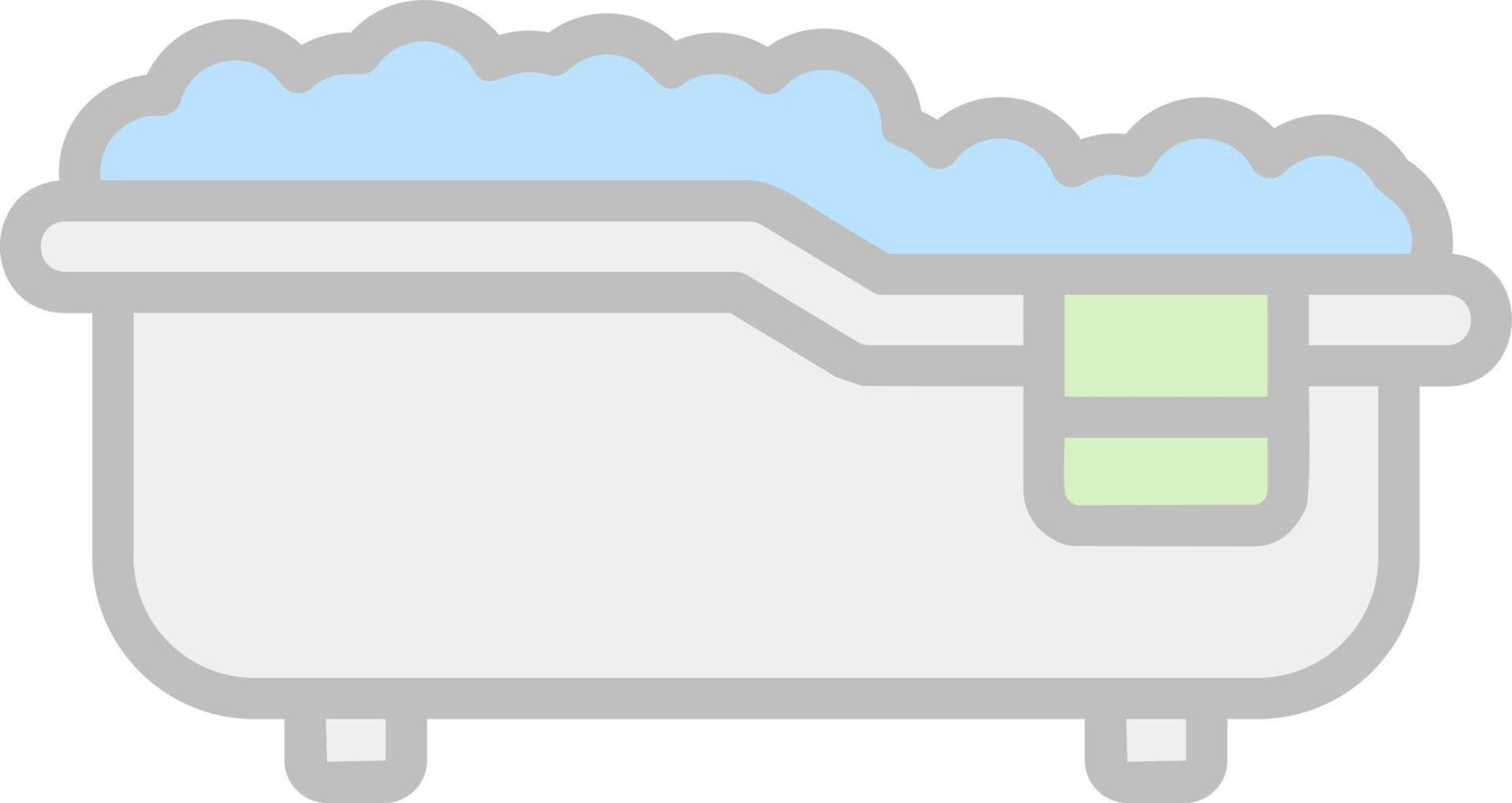 Bathtub Vector Icon Design