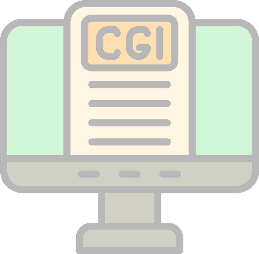 Cgi Vector Icon Design