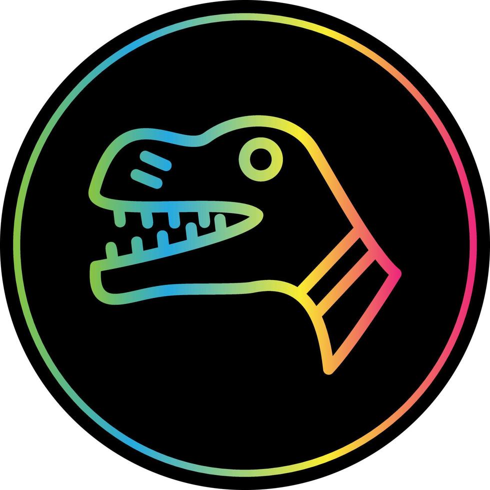 diseño de icono de vector de dinosaurio