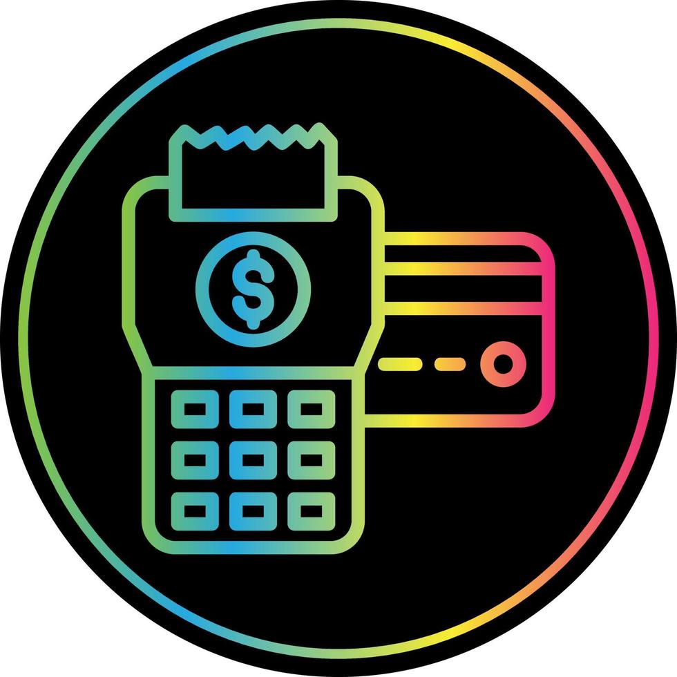 Pos Terminal Vector Icon Design