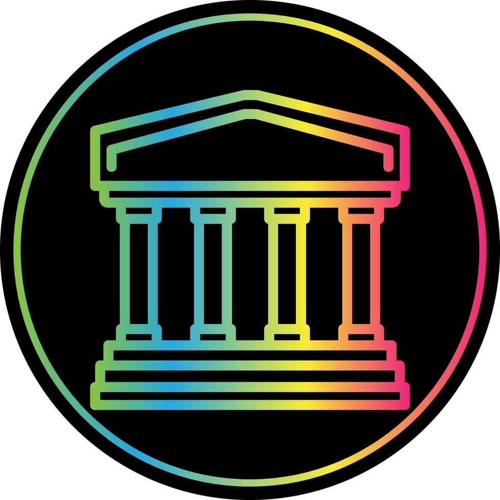 diseño de icono de vector de museo
