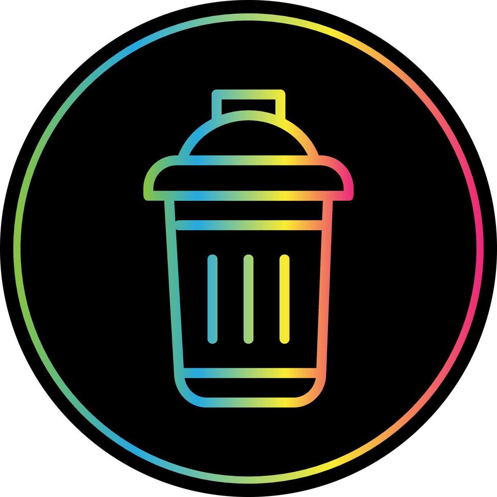 Dustbin Vector Icon Design