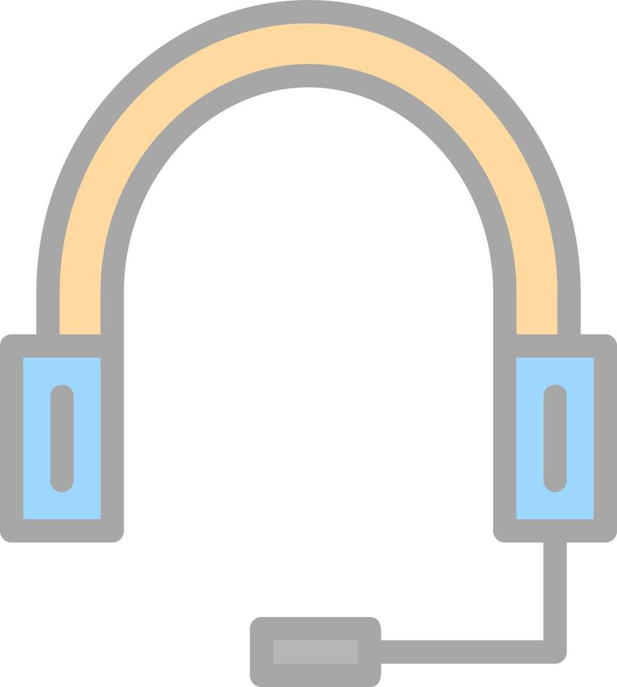 Headphones Vector Icon Design