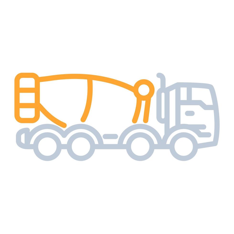 Cement mixer icon, suitable for a wide range of digital creative projects. Happy creating. vector