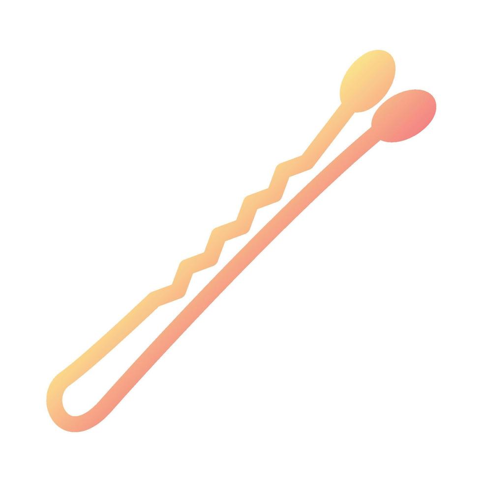 icono de bobby pins, adecuado para una amplia gama de proyectos creativos digitales. feliz creando. vector