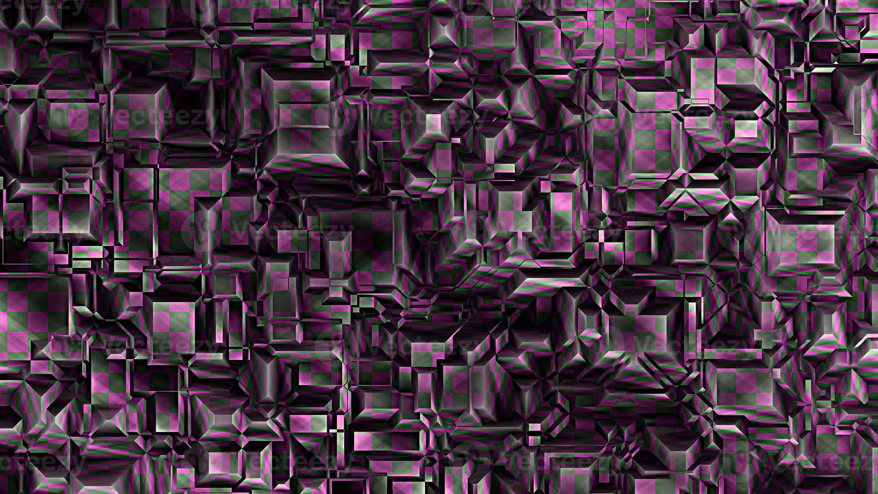 fondo geométrico 3d abstracto, textura digital holográfica foto