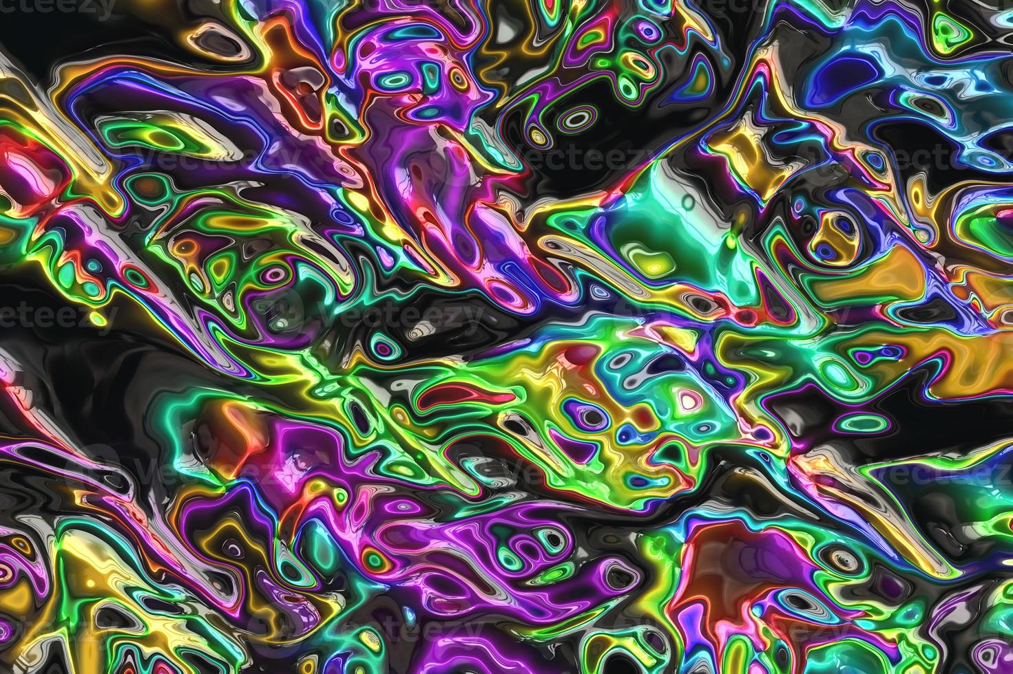 Abstract wavy liquid background,Abstract digital painted texture,Liquid marble texture photo