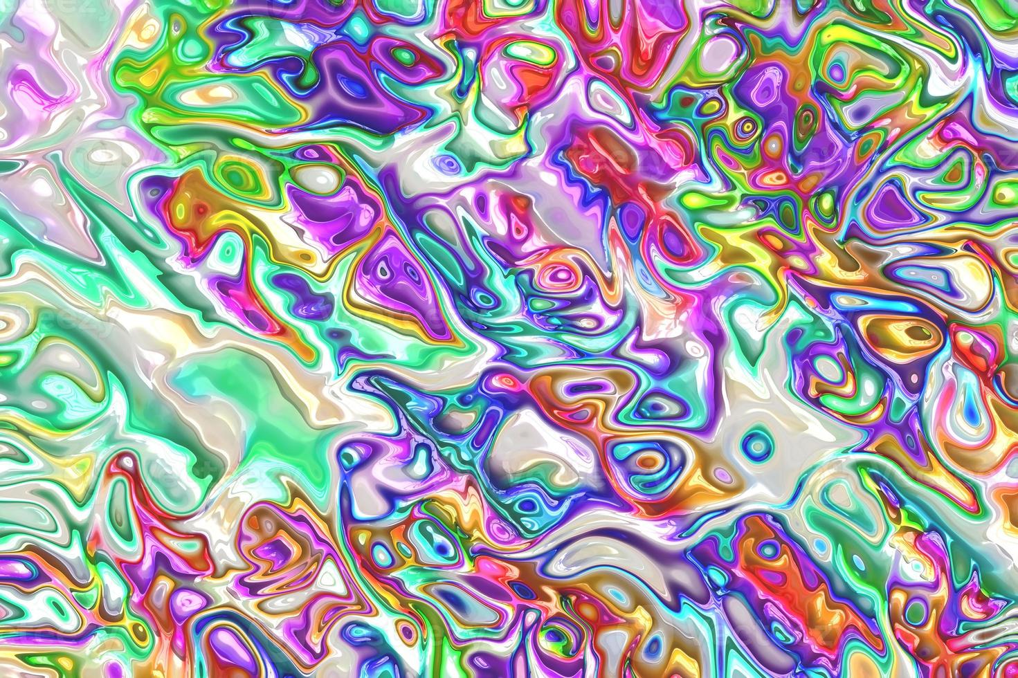 Abstract wavy liquid background,Abstract digital painted texture,Liquid marble texture photo