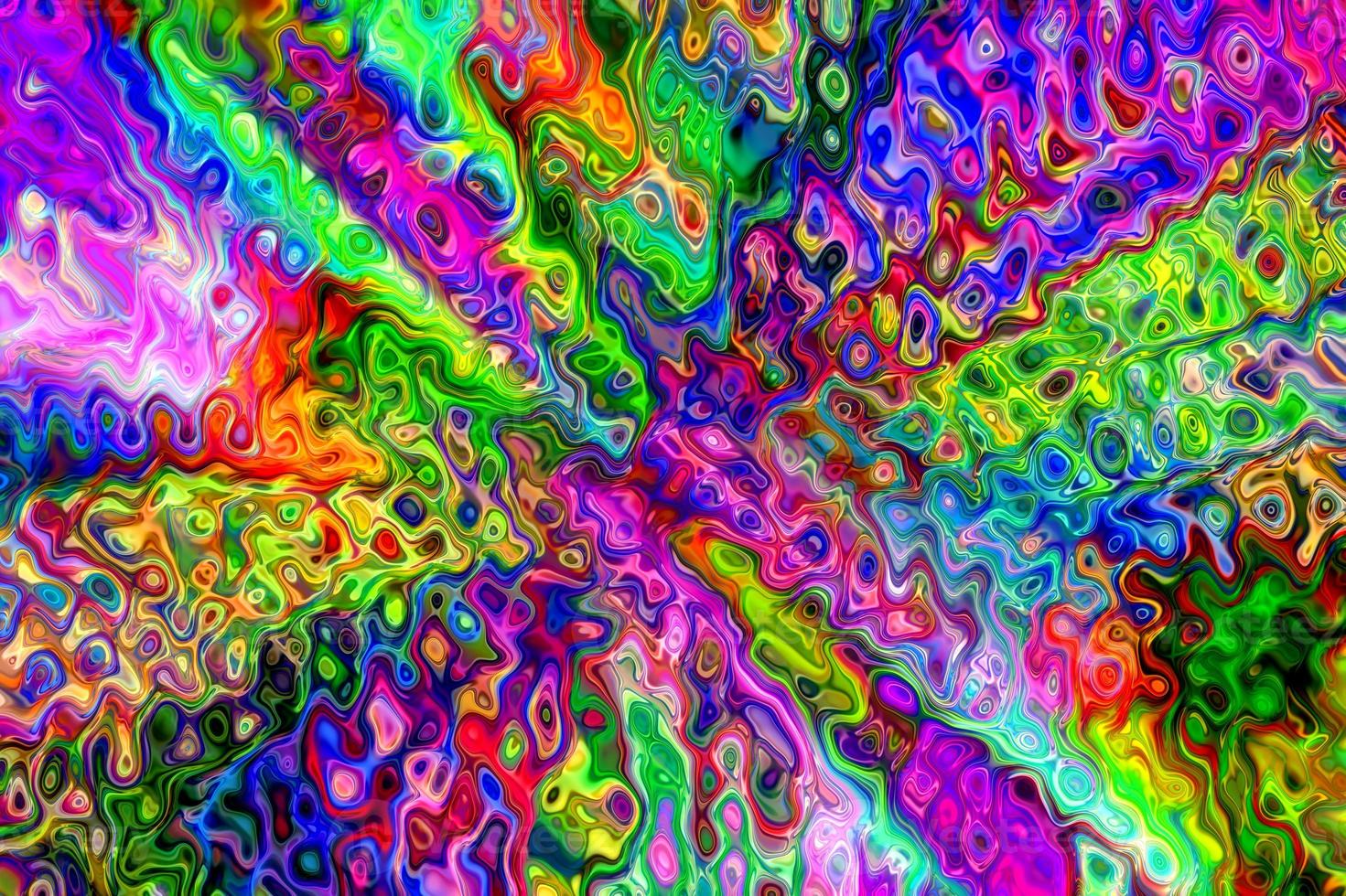 Abstract wavy liquid background,Abstract digital painted texture,Liquid marble texture photo