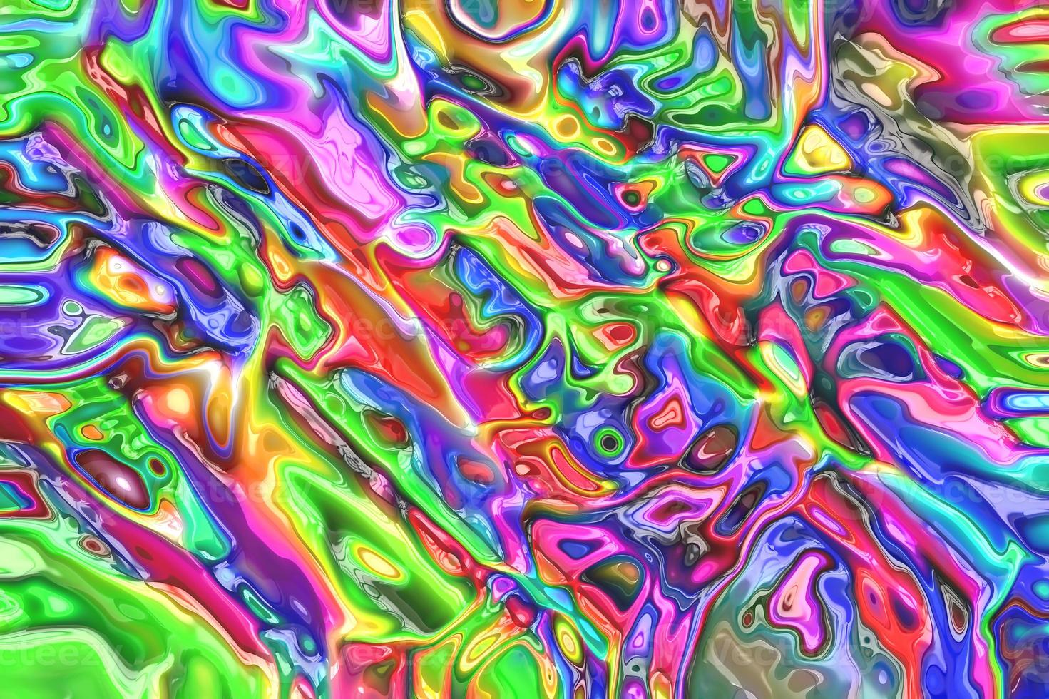 Abstract wavy liquid background,Abstract digital painted texture,Liquid marble texture photo