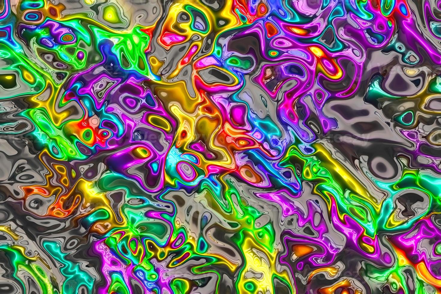 Abstract wavy liquid background,Abstract digital painted texture,Liquid marble texture photo