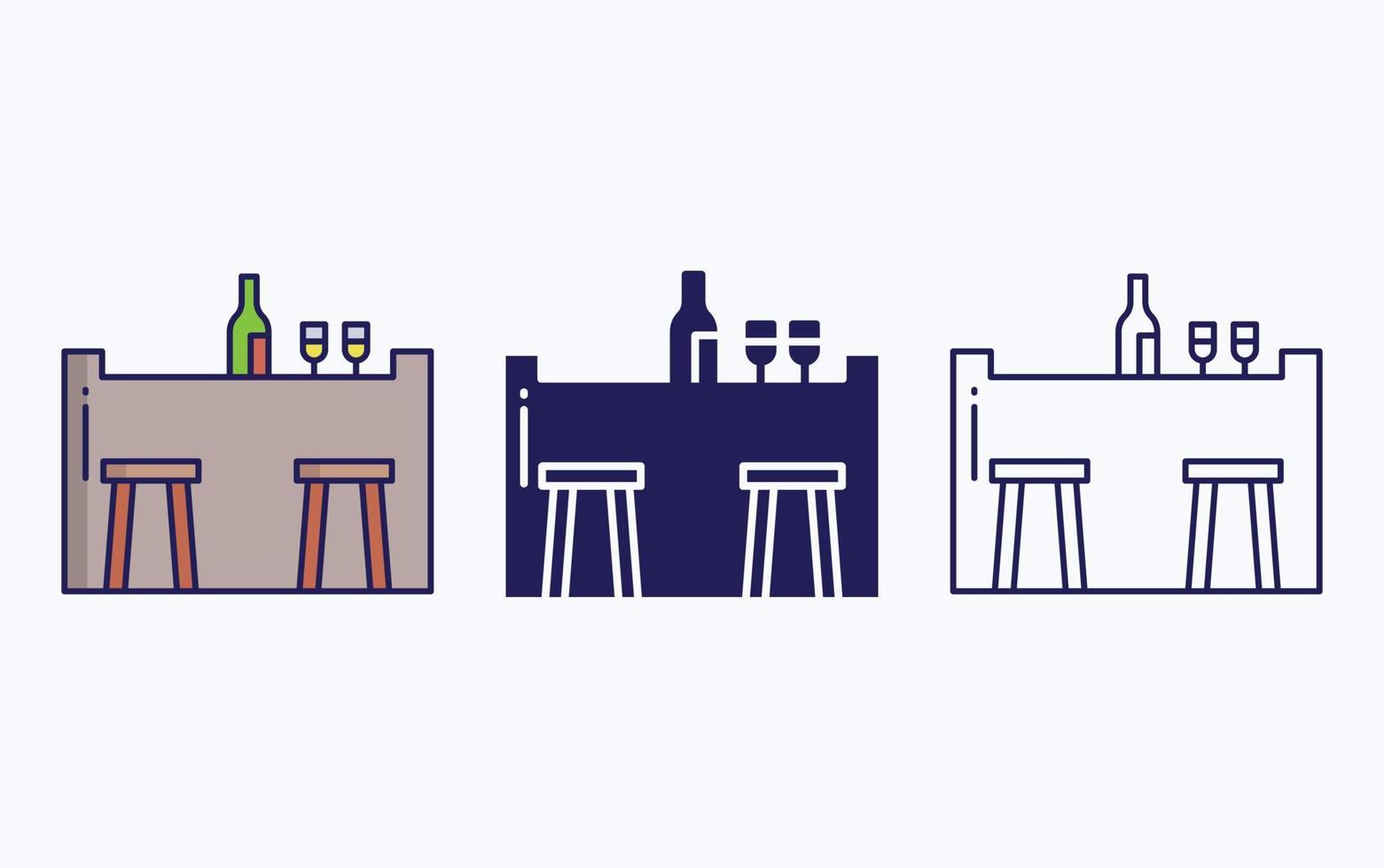 Bar counter vector icon