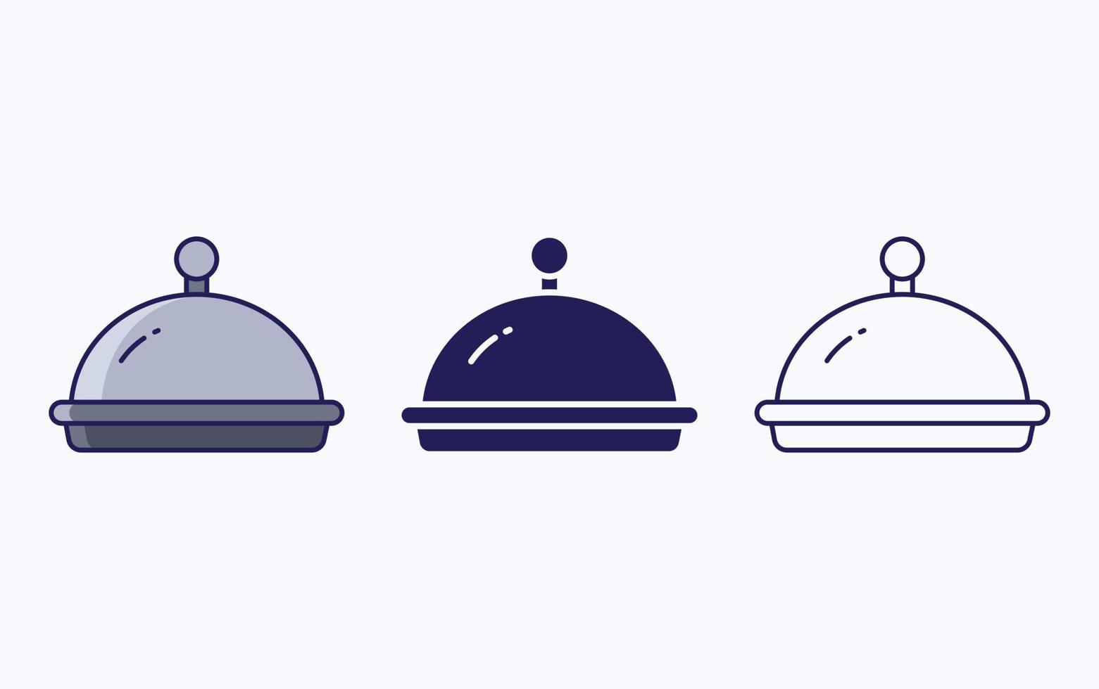 Food Platter illustration vector icon
