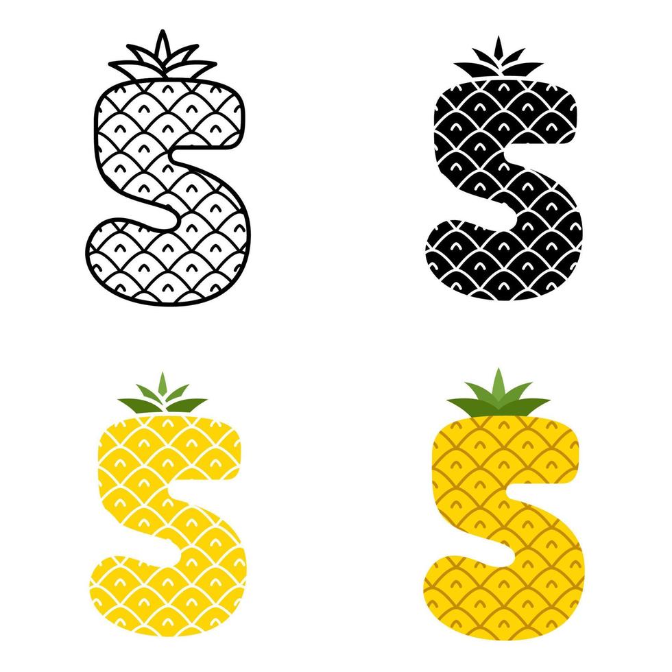 Number 5 in flat style isolated vector