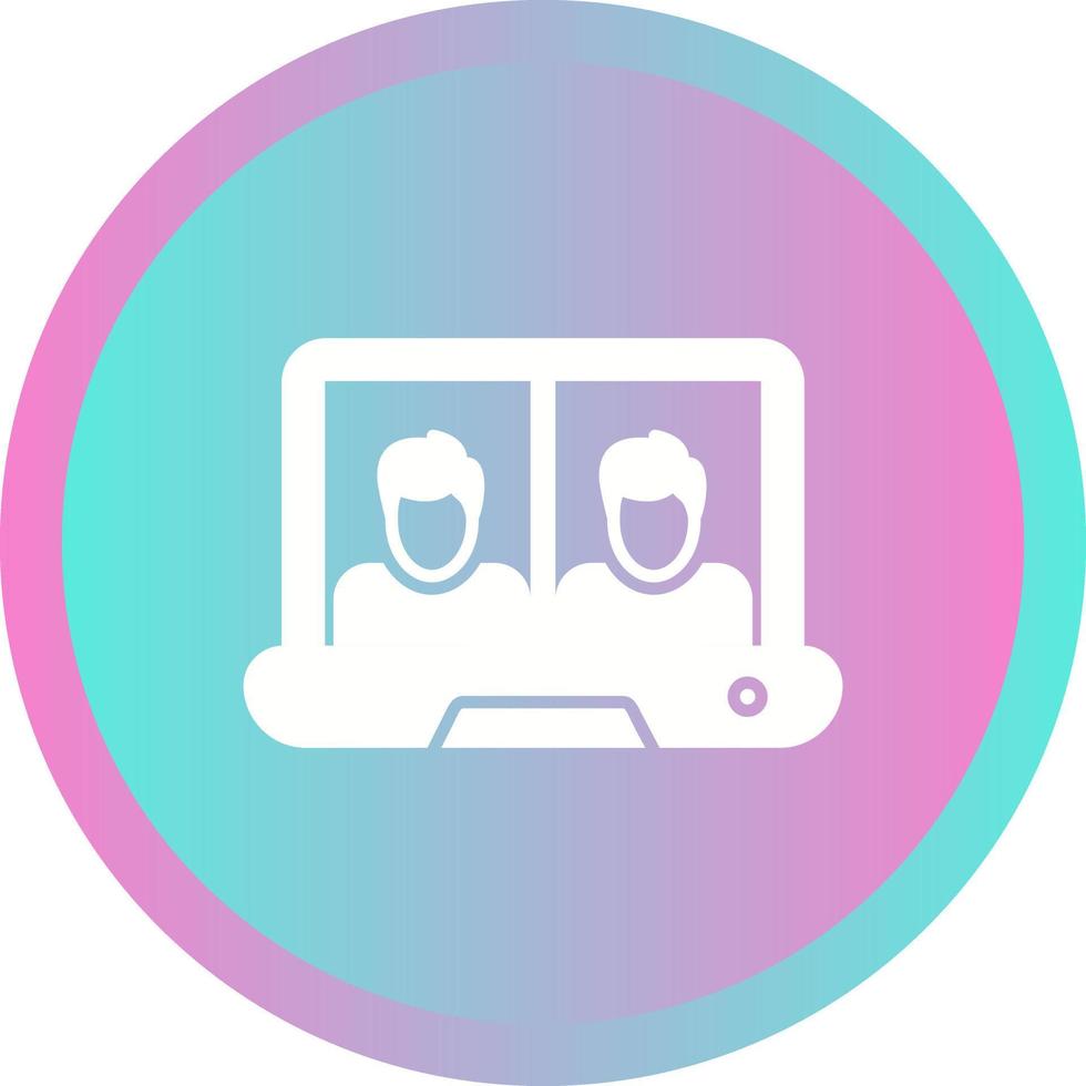 Online Class Vector Icon