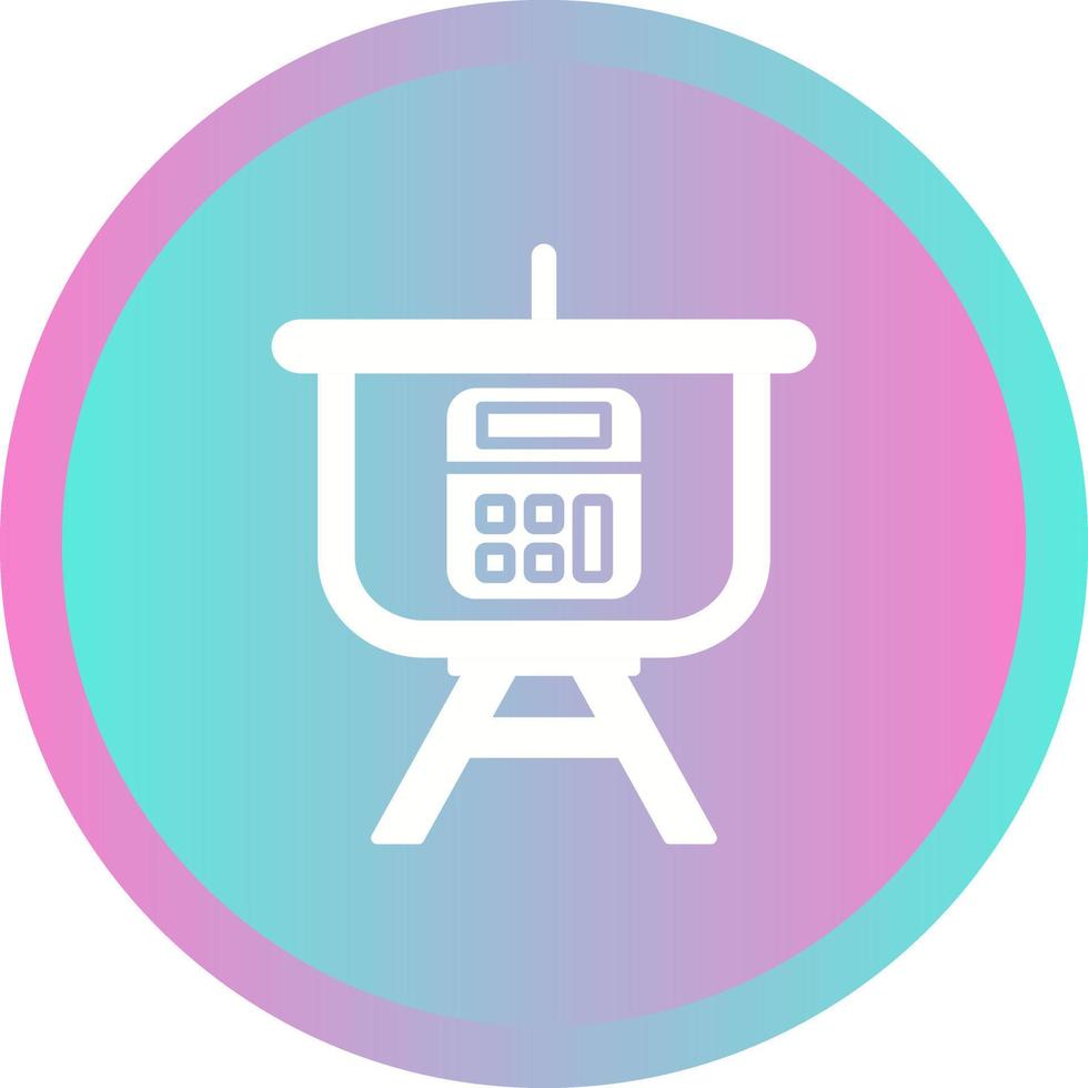Calculation Presentation Vector Icon