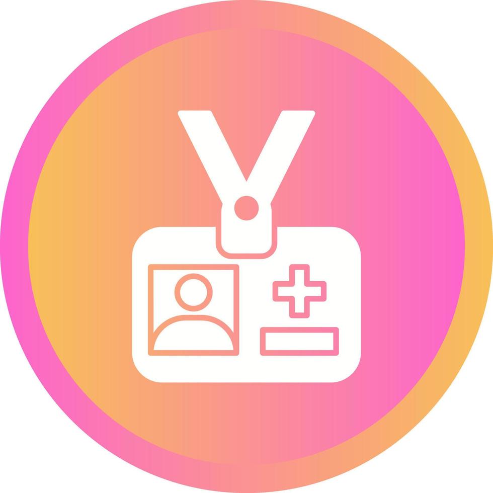 Medical Id Vector Icon