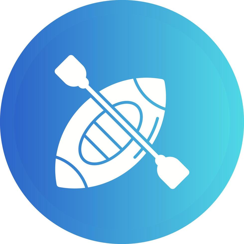 Kayak Vector Icon