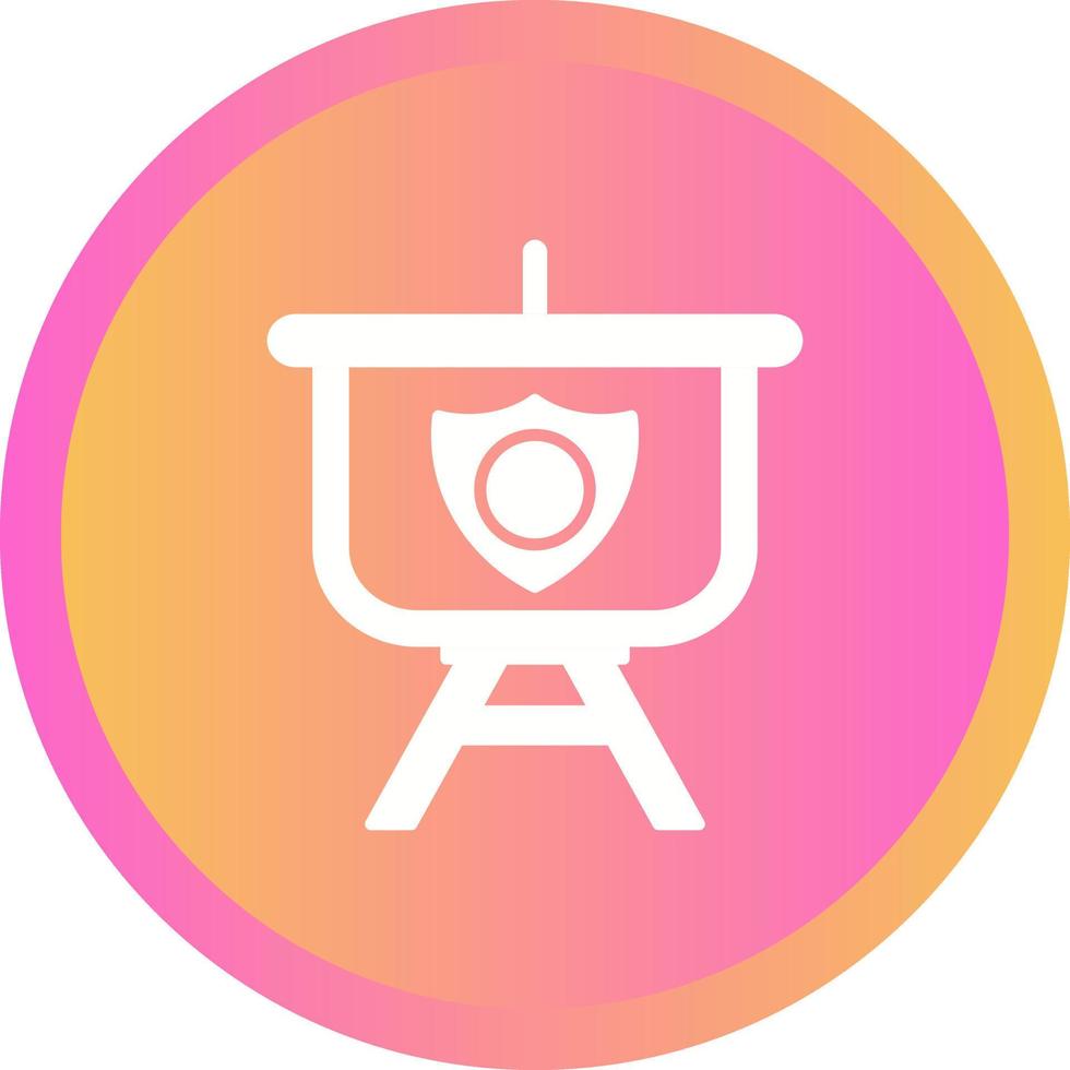 Security Presentation Vector Icon
