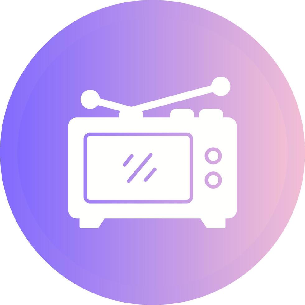 icono de vector de tv