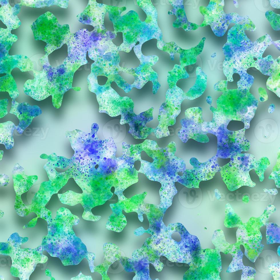 Abstract 3D gradient background,Holographic texture,Abstract liquid background,Geometric texture,Digital background illustration photo