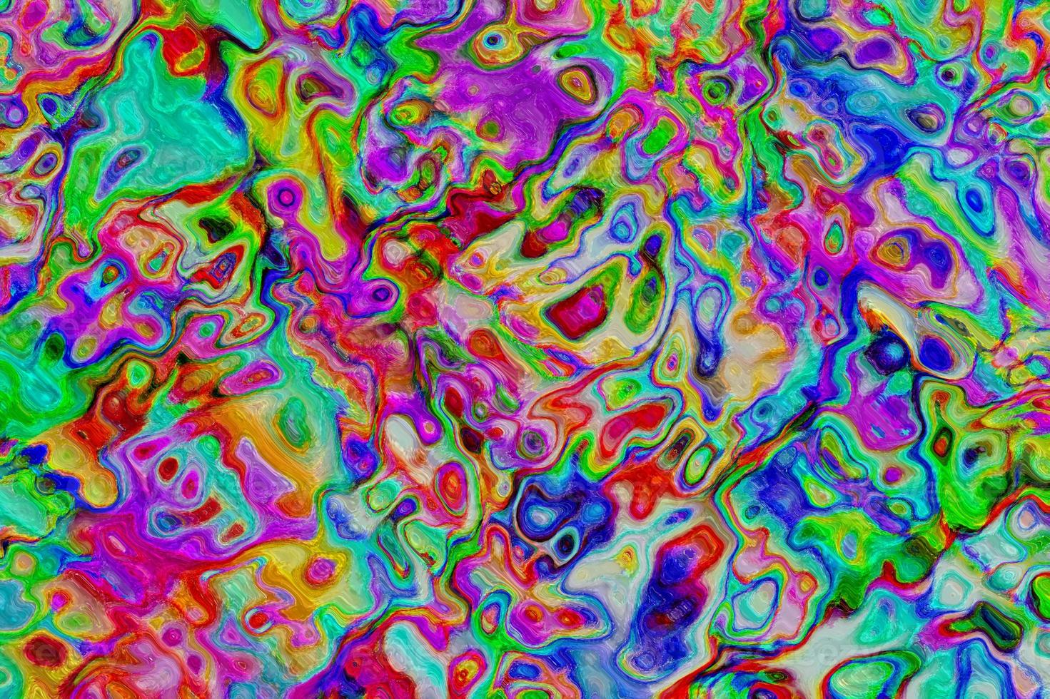 Abstract wavy liquid background,Abstract digital painted texture,Liquid marble texture photo