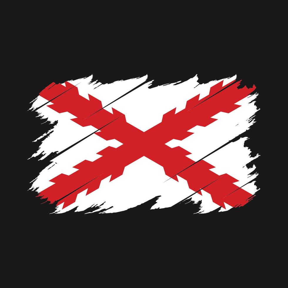 Spain Flag Brush Vector