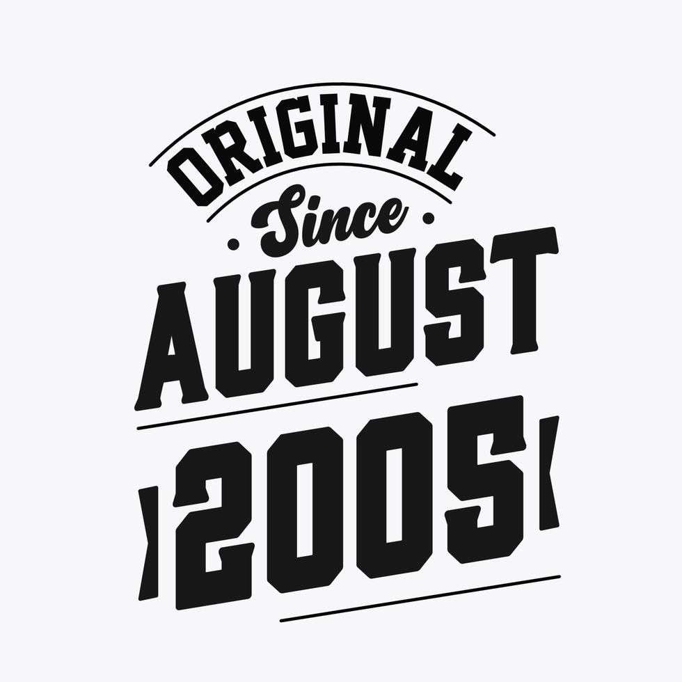 Original Since September 2005. Born in September 2005 Retro