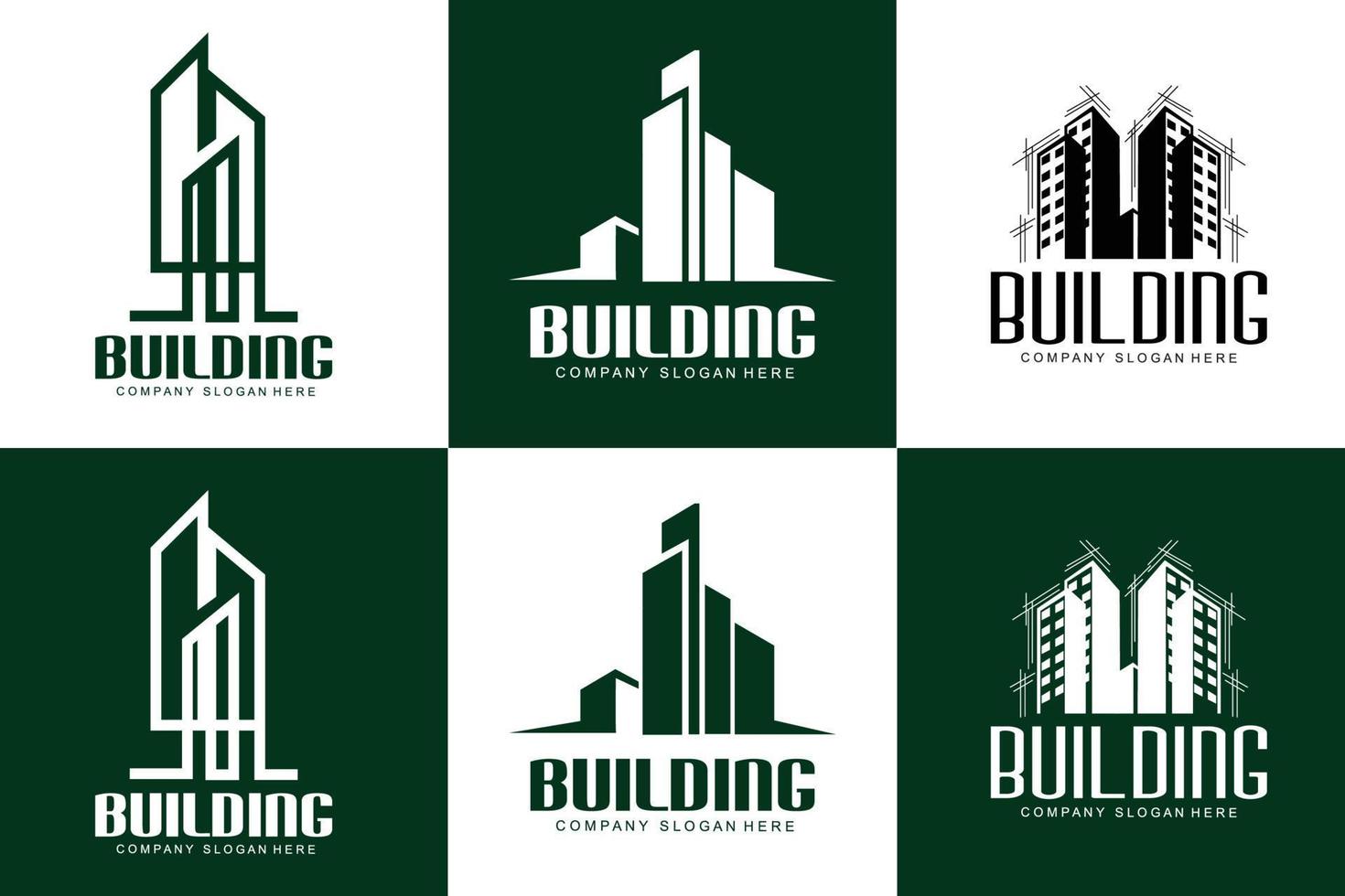 Home Design Logo, Building Logo, Property And Construction Company Icon vector