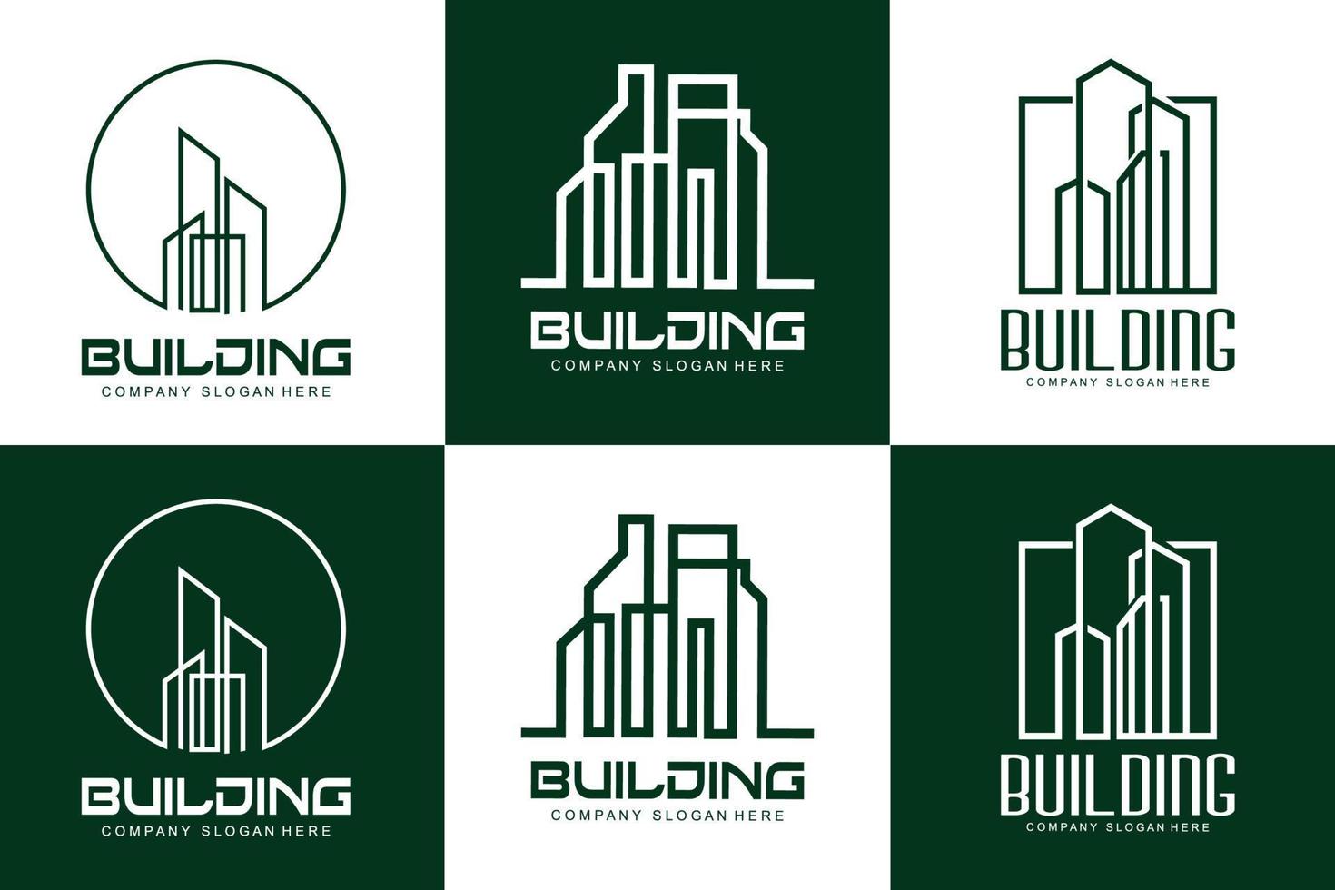 Home Design Logo, Building Logo, Property And Construction Company Icon vector