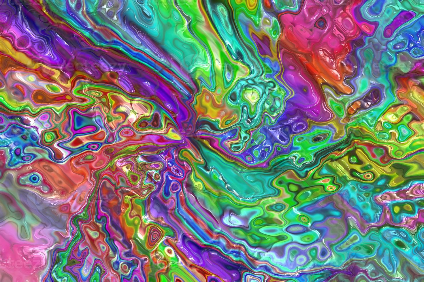 Abstract wavy liquid background,Abstract digital painted texture,Liquid marble texture photo