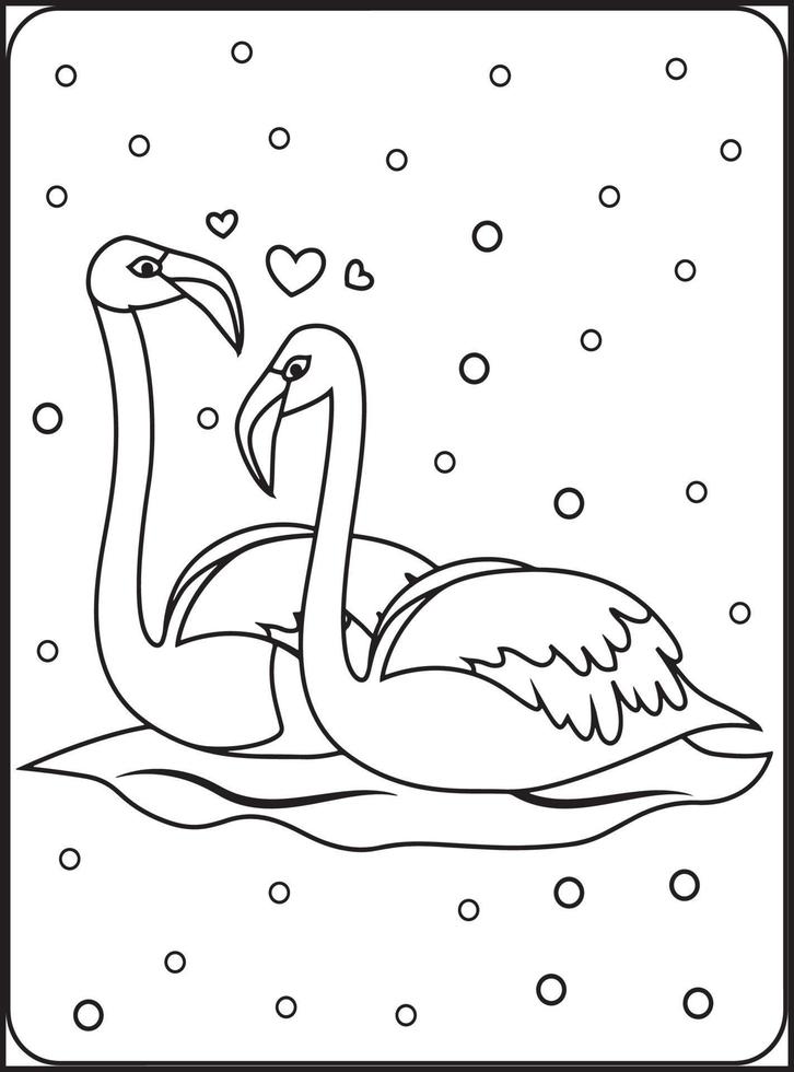 Valentine's Day Coloring Pages for Kids vector