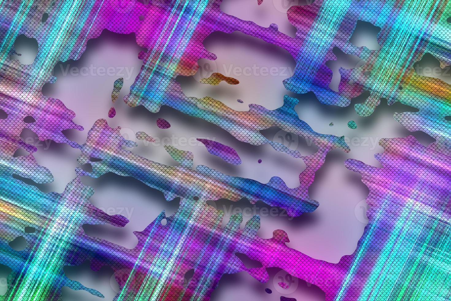 Abstract 3D gradient background,Holographic texture,Abstract liquid background,Geometric texture,Digital background illustration photo