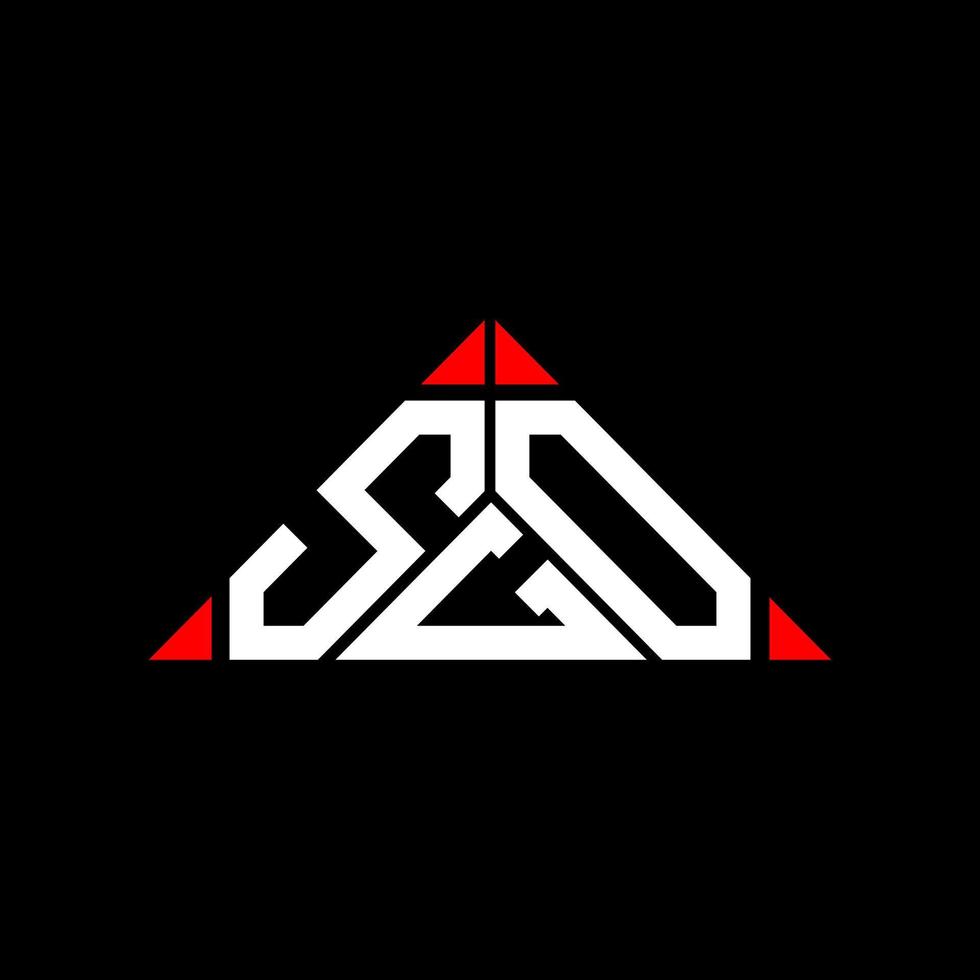 SGO letter logo creative design with vector graphic, SGO simple and modern logo.