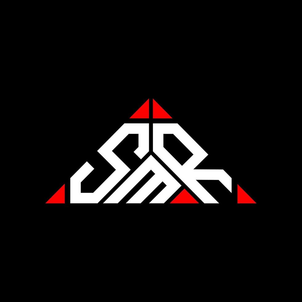diseño creativo del logotipo de la letra smr con gráfico vectorial, logotipo simple y moderno de smr. vector