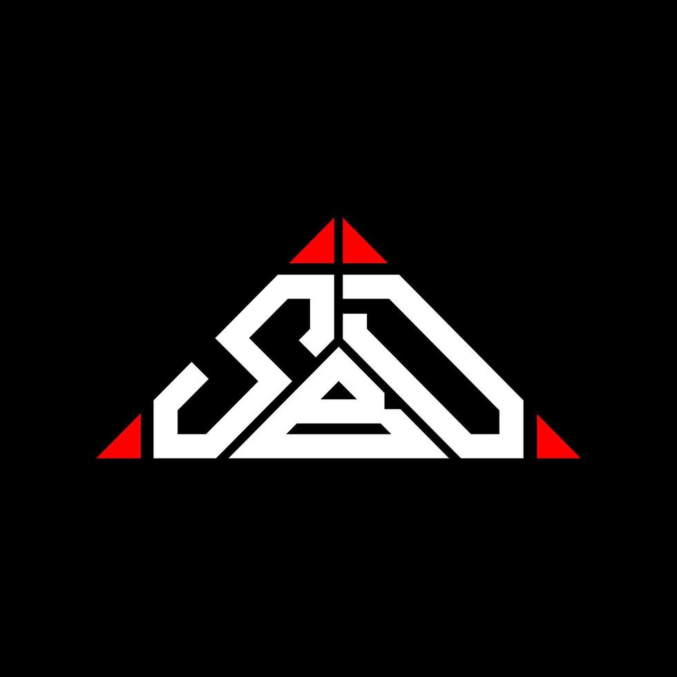 SBD letter logo creative design with vector graphic, SBD simple and modern logo.