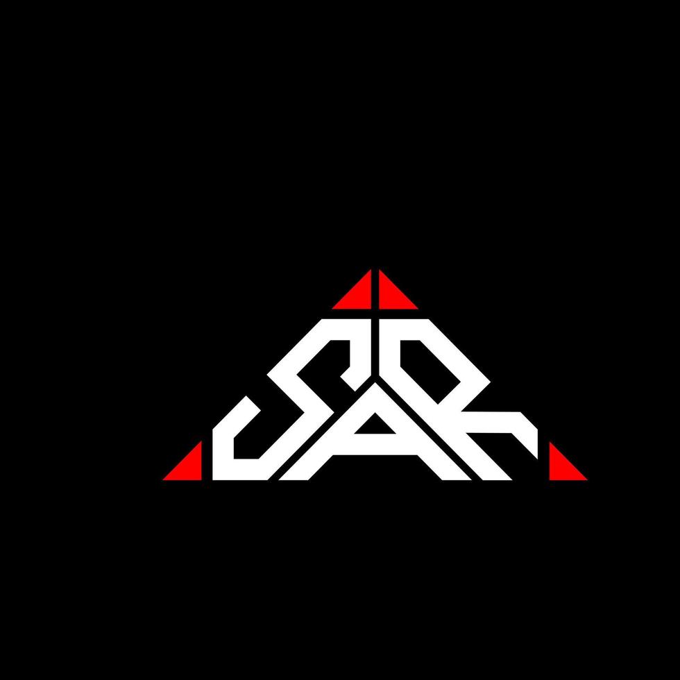 SAR letter logo creative design with vector graphic, SAR simple and modern logo.