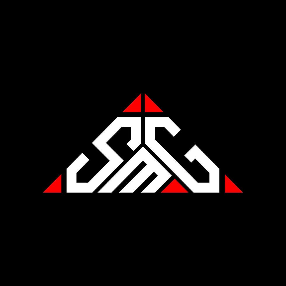diseño creativo del logotipo de la letra smg con gráfico vectorial, logotipo simple y moderno de smg. vector