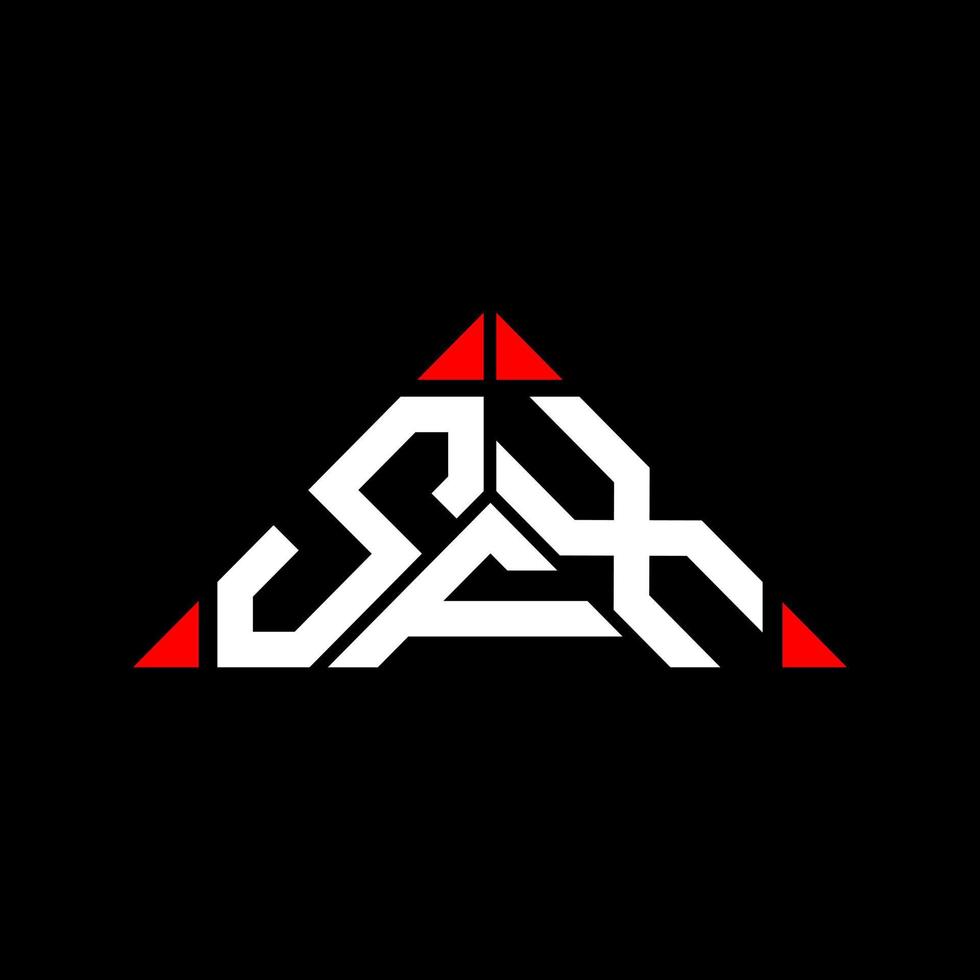 Diseño creativo del logotipo de la letra sfx con gráfico vectorial, logotipo simple y moderno de sfx. vector