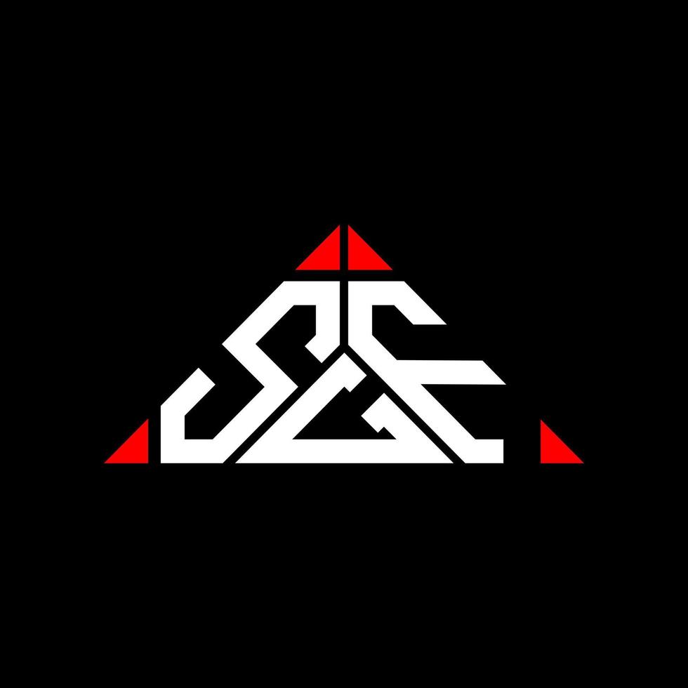 SGF letter logo creative design with vector graphic, SGF simple and modern logo.