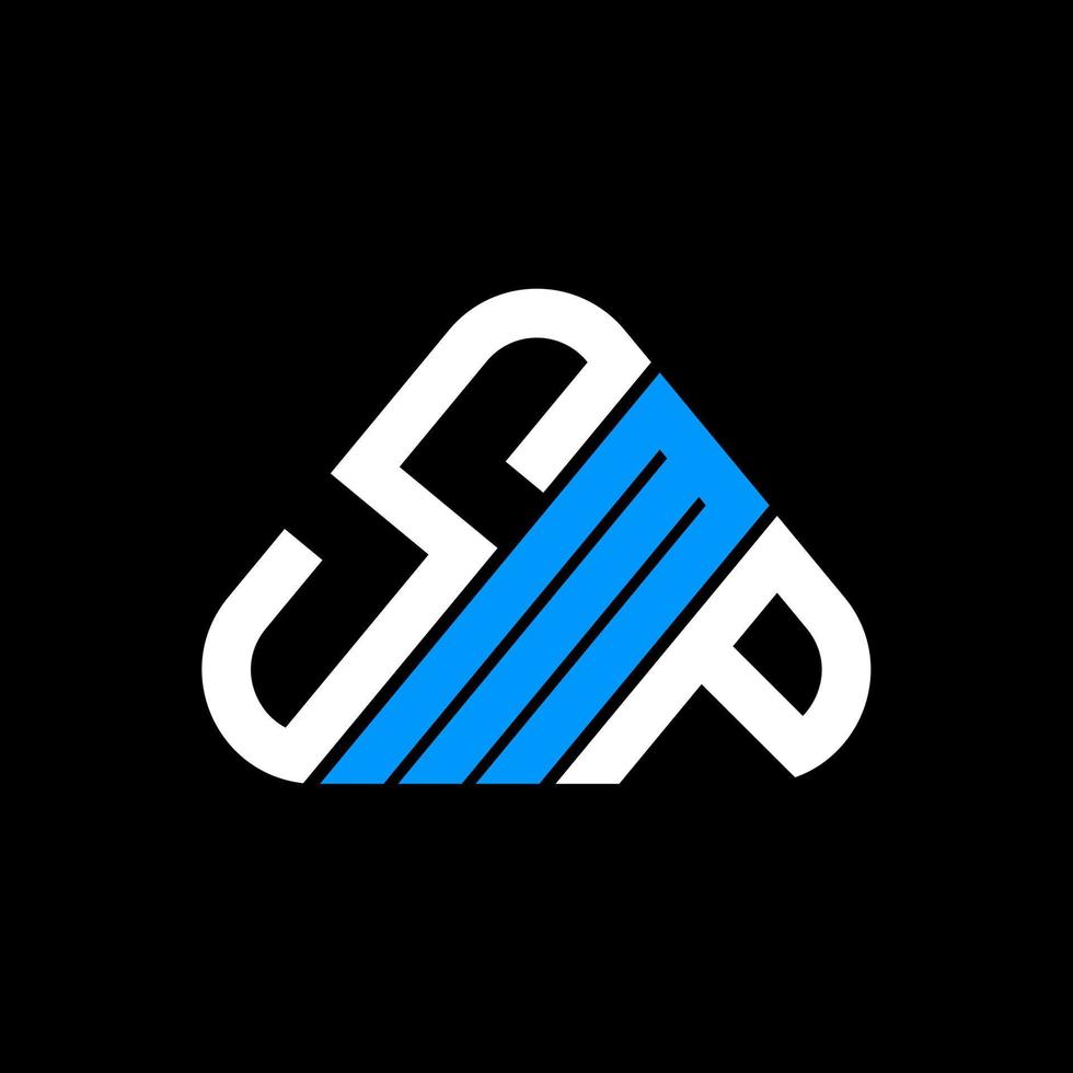 diseño creativo del logotipo de la letra smp con gráfico vectorial, logotipo simple y moderno de smp. vector