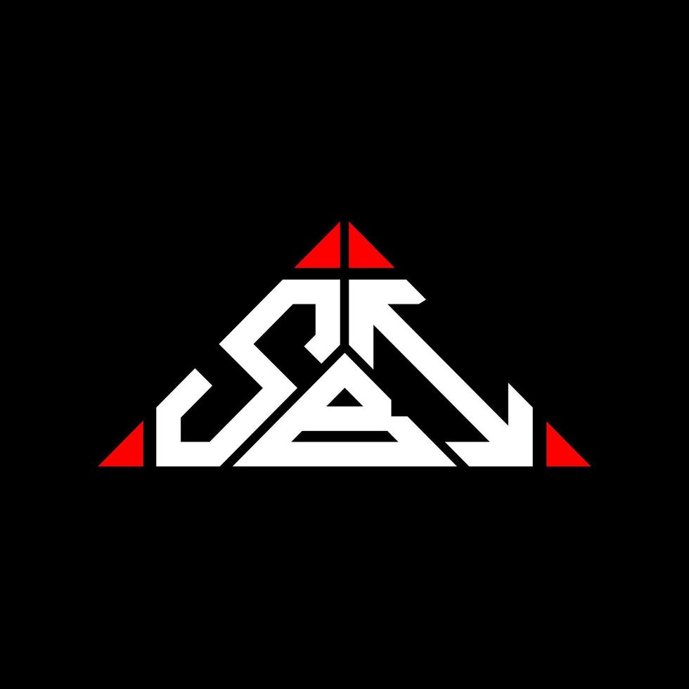 diseño creativo del logotipo de la letra sbi con gráfico vectorial, logotipo simple y moderno de sbi. vector
