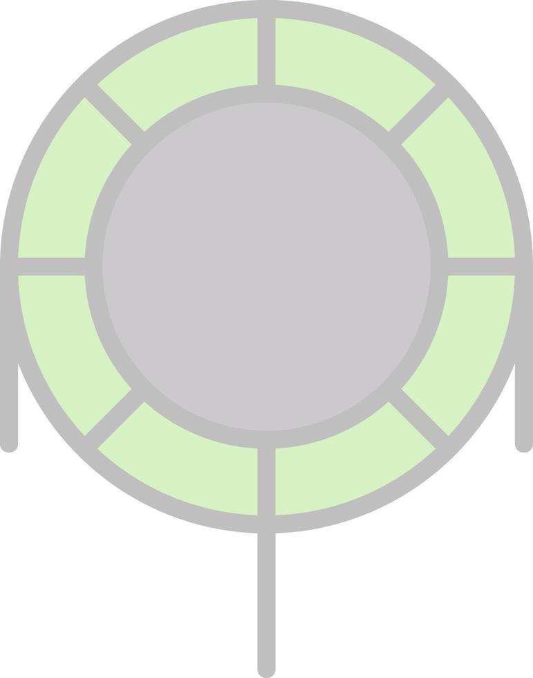 Trampoline Vector Icon Design