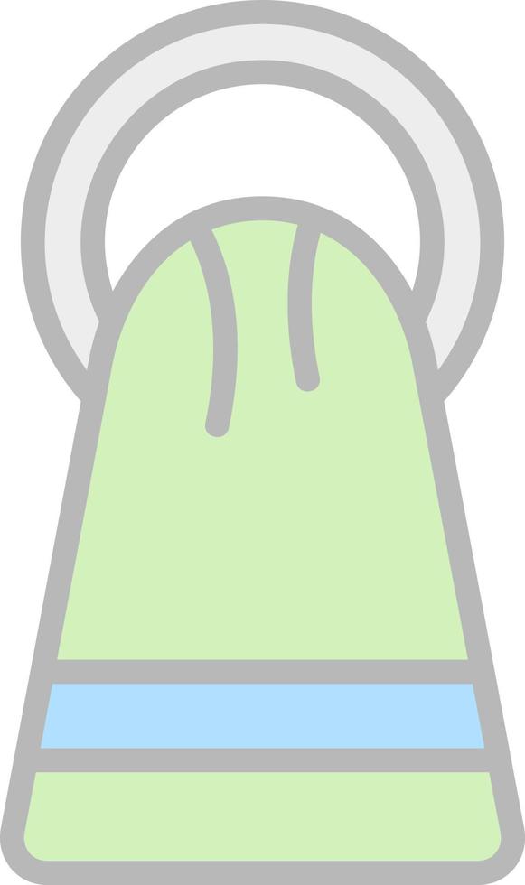 Towel Rack Vector Icon Design