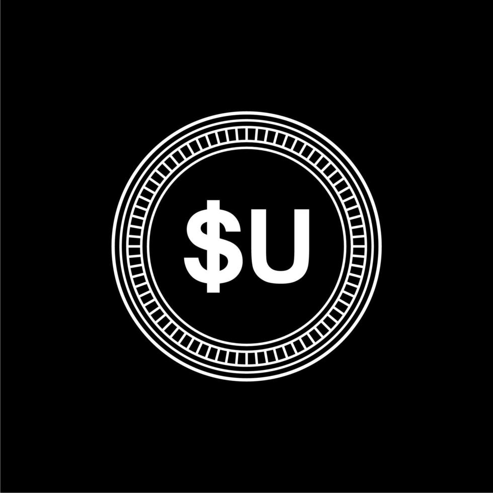 Uruguay Currency Symbol, Peso Uruguayo Icon, UYU SIgn. Vector Illustration