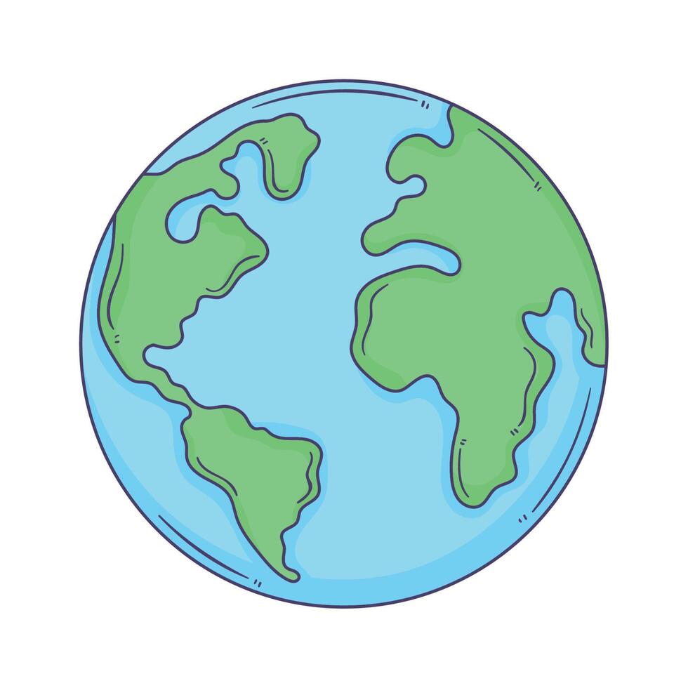 world planet earth vector