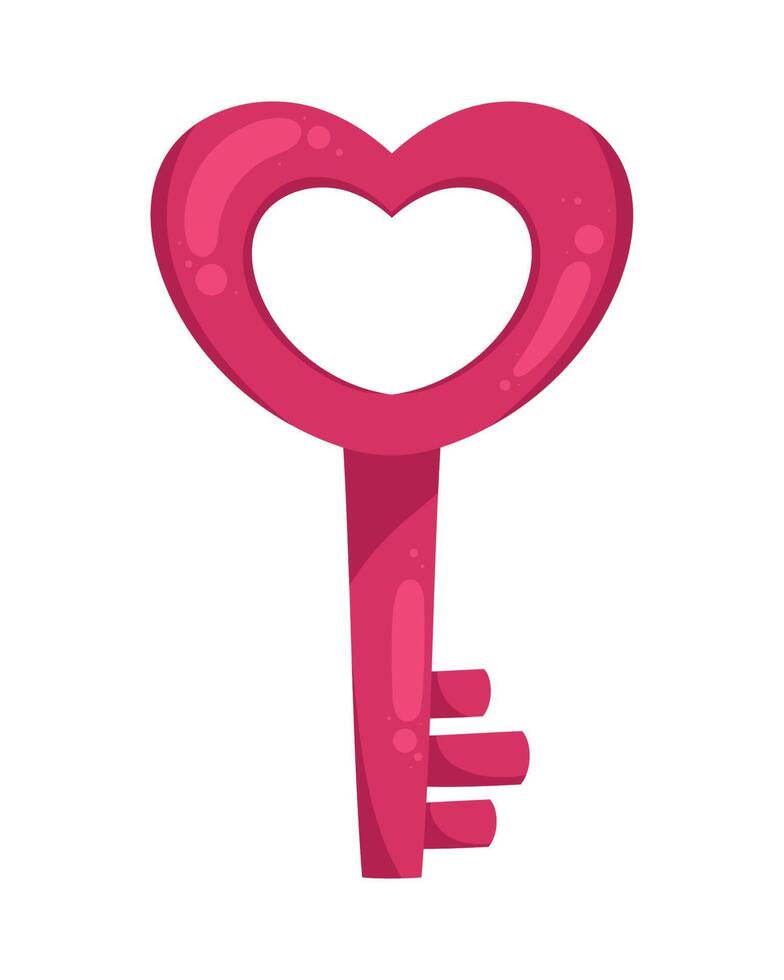 heart love key vector